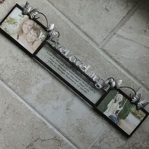 Live laugh love photo frame for 2 4x6